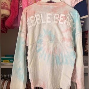 Pebble Beach Spirit Tie-Dye Long Sleeve Tee - Pastel
